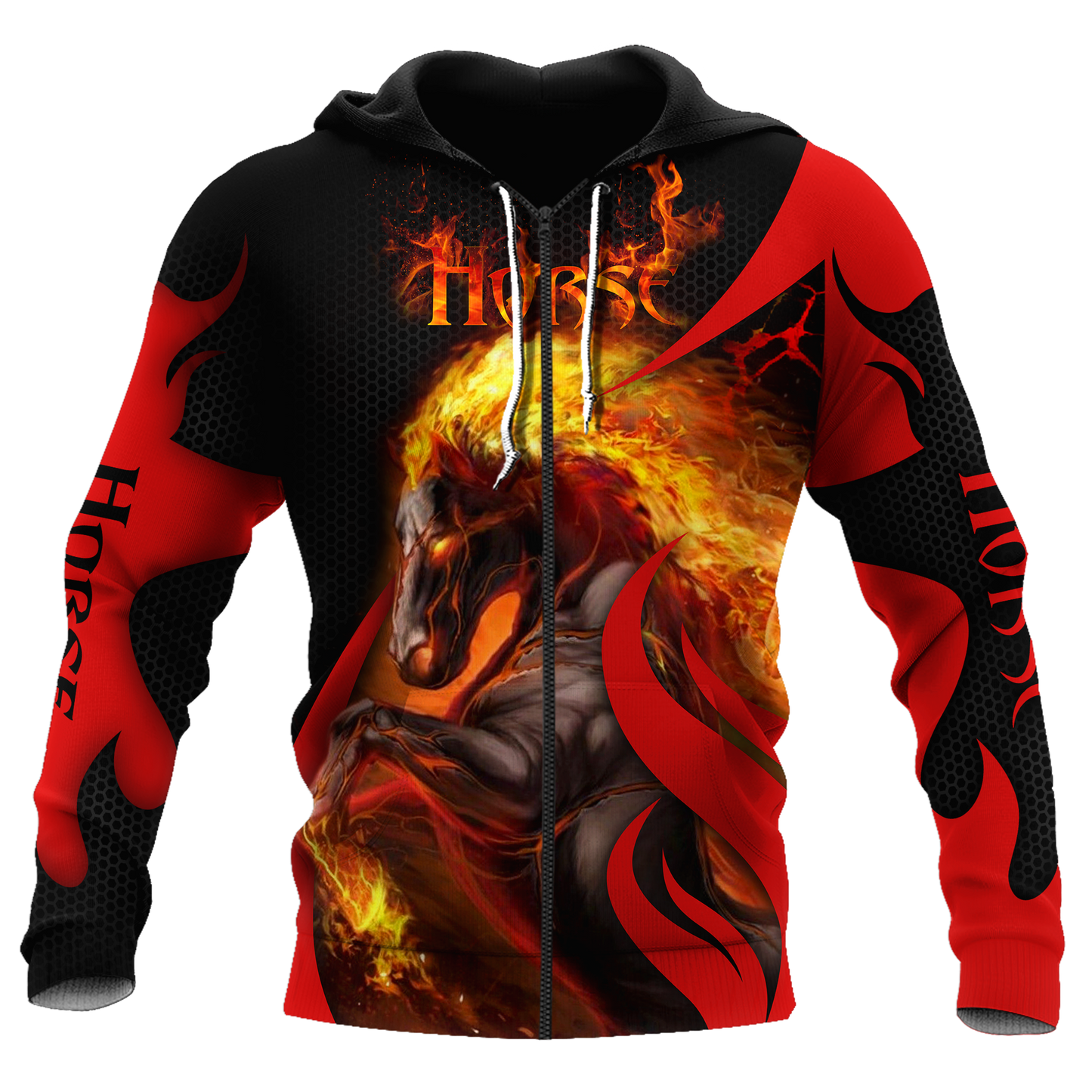 Black Horse 3D All Over Printed Unisex Shirts Pi112043