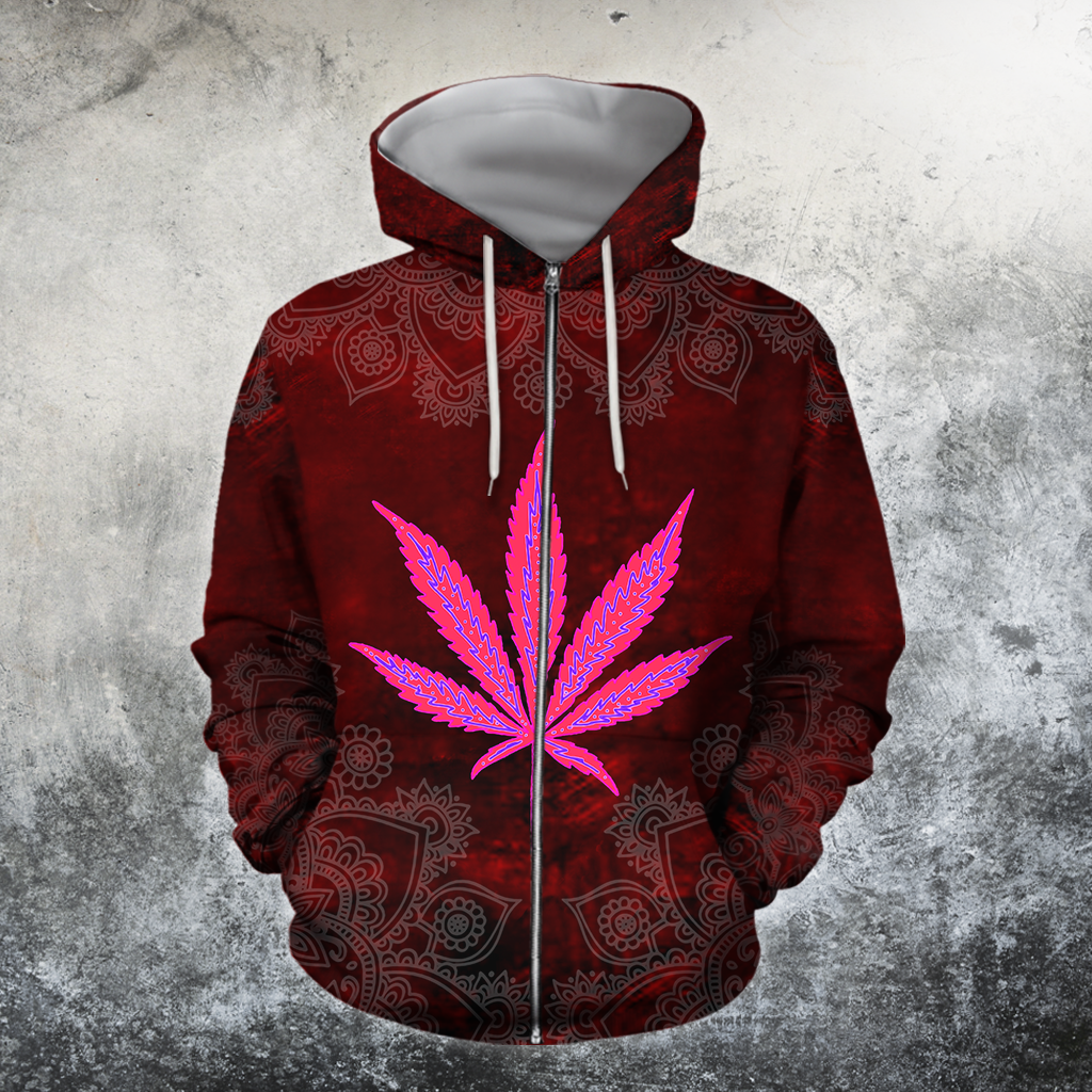 Hippie Red 3D All Over Printed Hoodie Shirt by SUN HAC300301 - Amaze Style™-Apparel