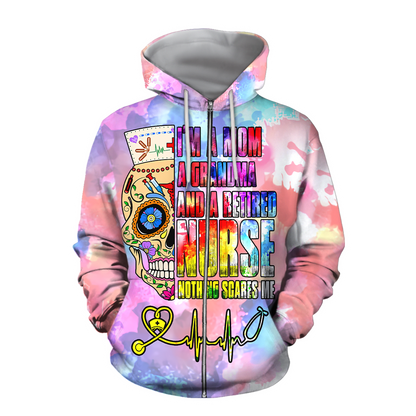 All Over Printed Retired Nurse Grandma HAC050902-MEI