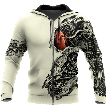 Mechanic Metal Tattoo 3D All Over Printed Shirts HAC180502 - Amaze Style™-Apparel