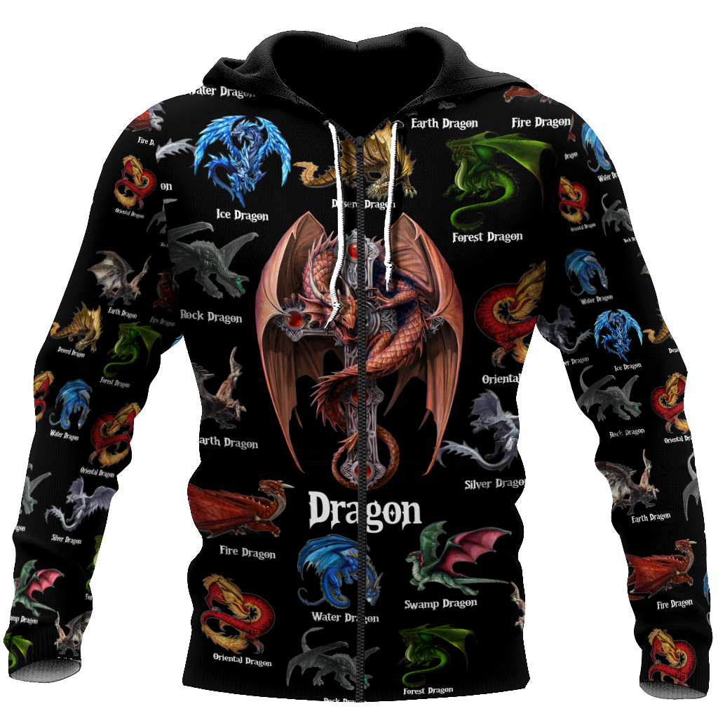 Dragon 3D All Over Printed Shirts For Men and Women