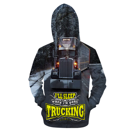 3D All Over Print Trucker Shirt-Apparel-6teenth World-Zip-S-Vibe Cosy™