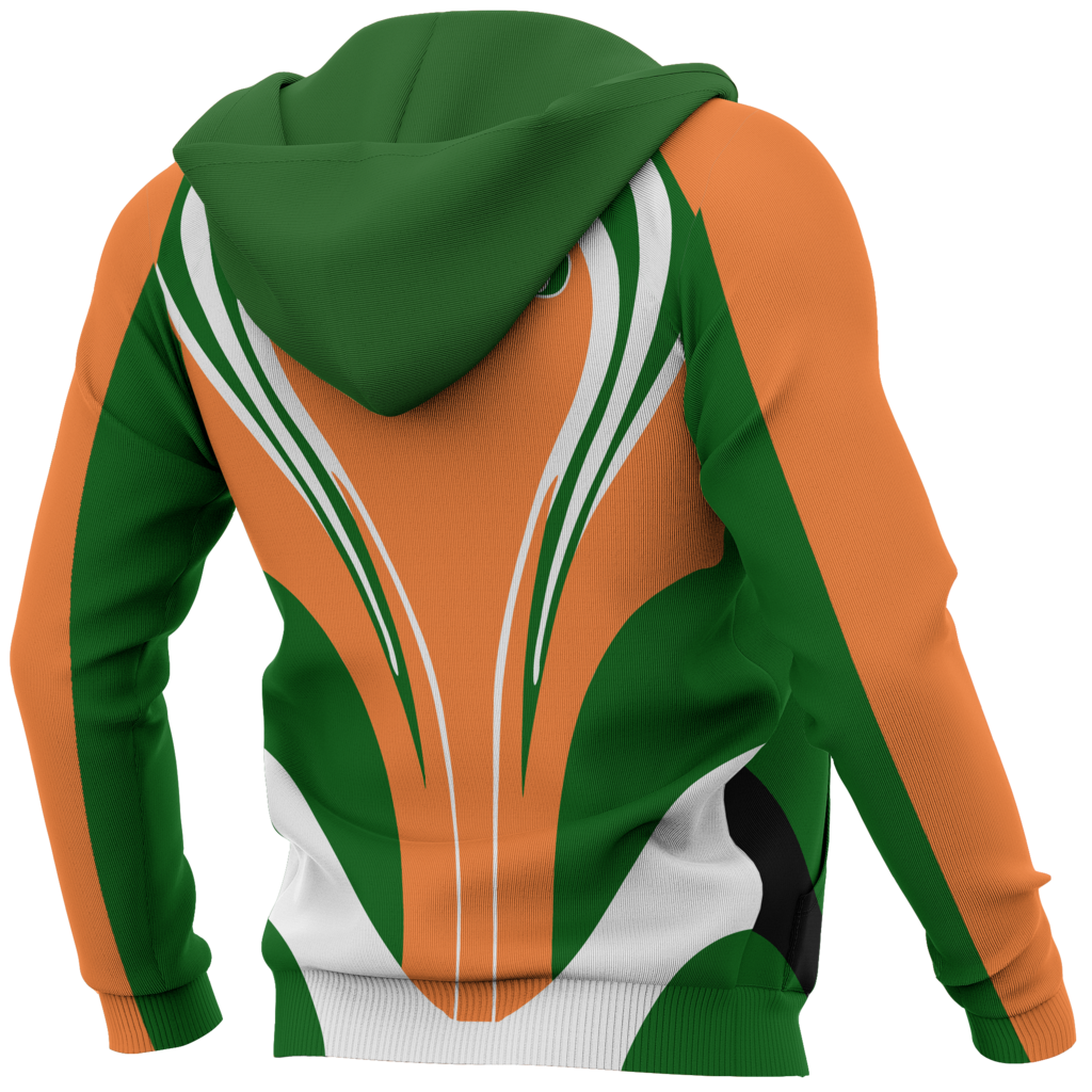 Ireland Flag Hoodie Cannon Style PL - Amaze Style™-Apparel