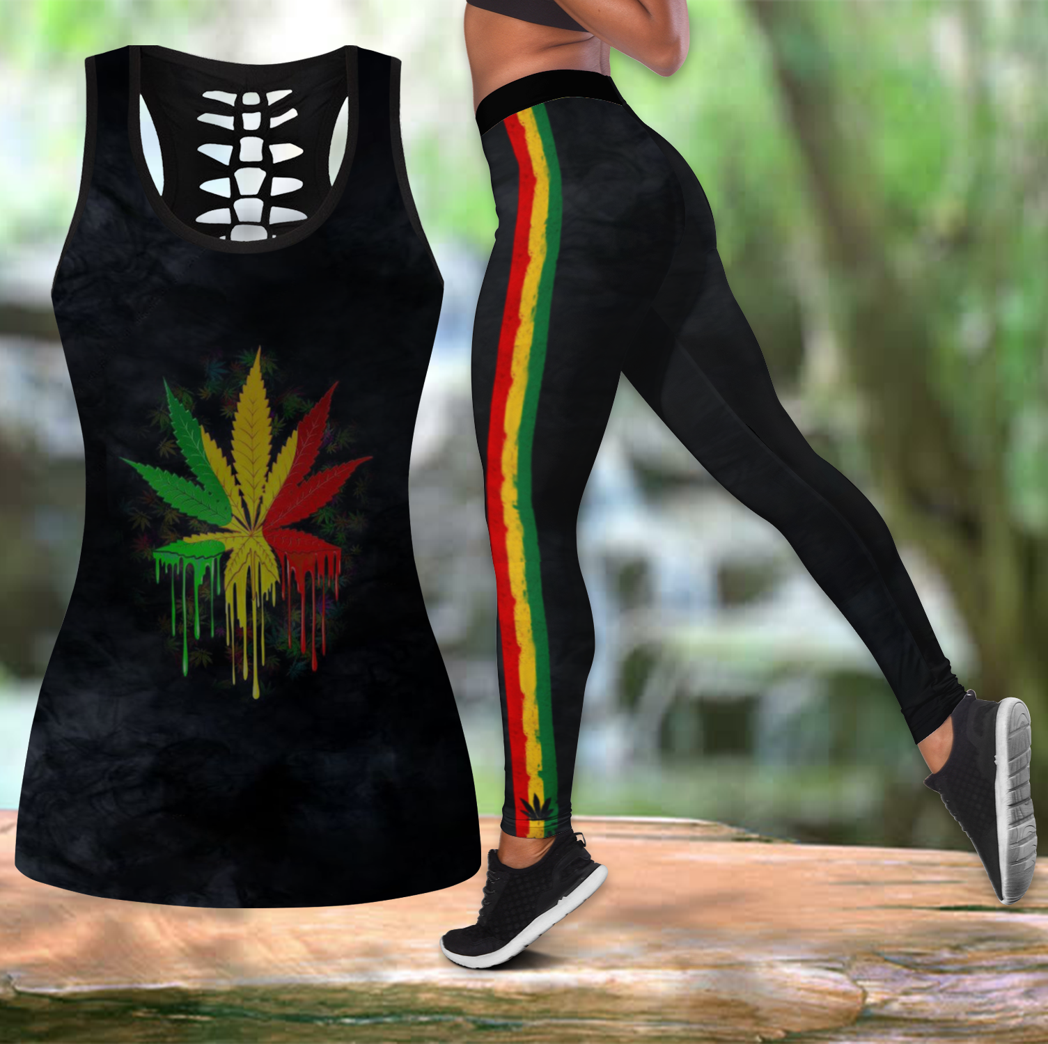 Stoner Combo Legging + Tank Limited by SUN JJ110521 - Amaze Style™-Apparel