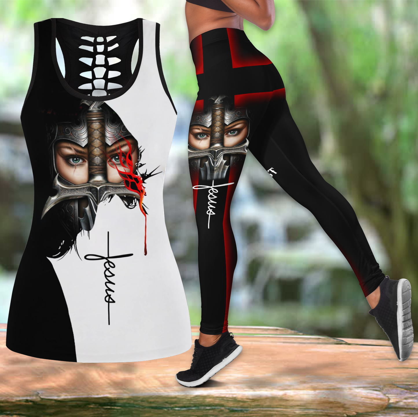A Child Of God - Easter Jesus Combo Tank + Legging JJ170402 - Amaze Style™-Apparel