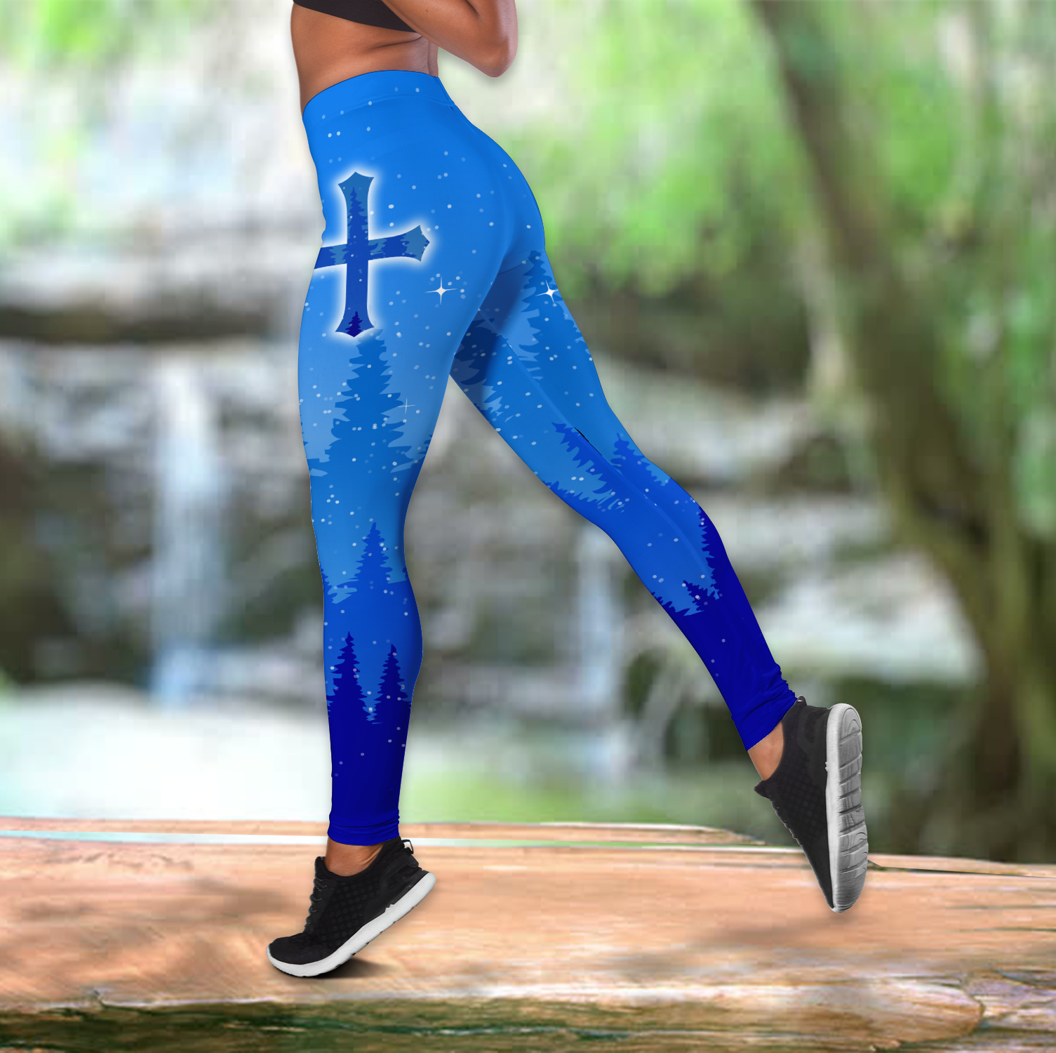 My God-Jesus Combo Tank + Legging JJ200402 - Amaze Style™-Apparel