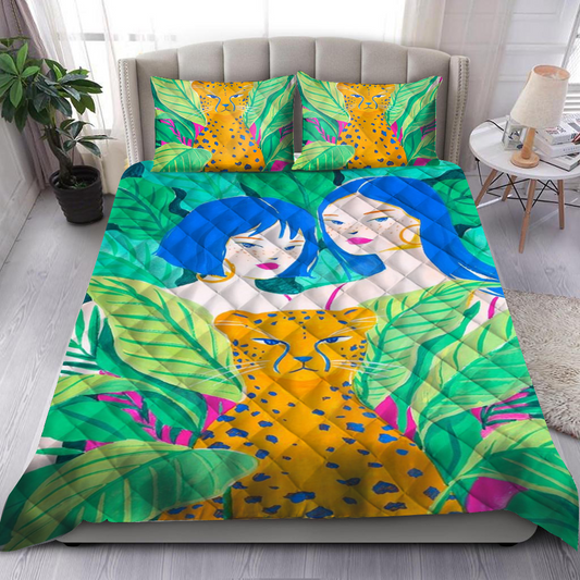 Hide Behind Me, Sleeping Without Worry Quilt Bedding Set by SUN JJ230621S