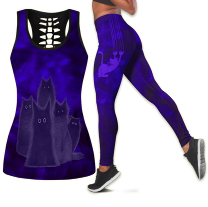 Cat Lovers Combo Legging + Tank Limited by SUN JJ250422 - Amaze Style™-Apparel