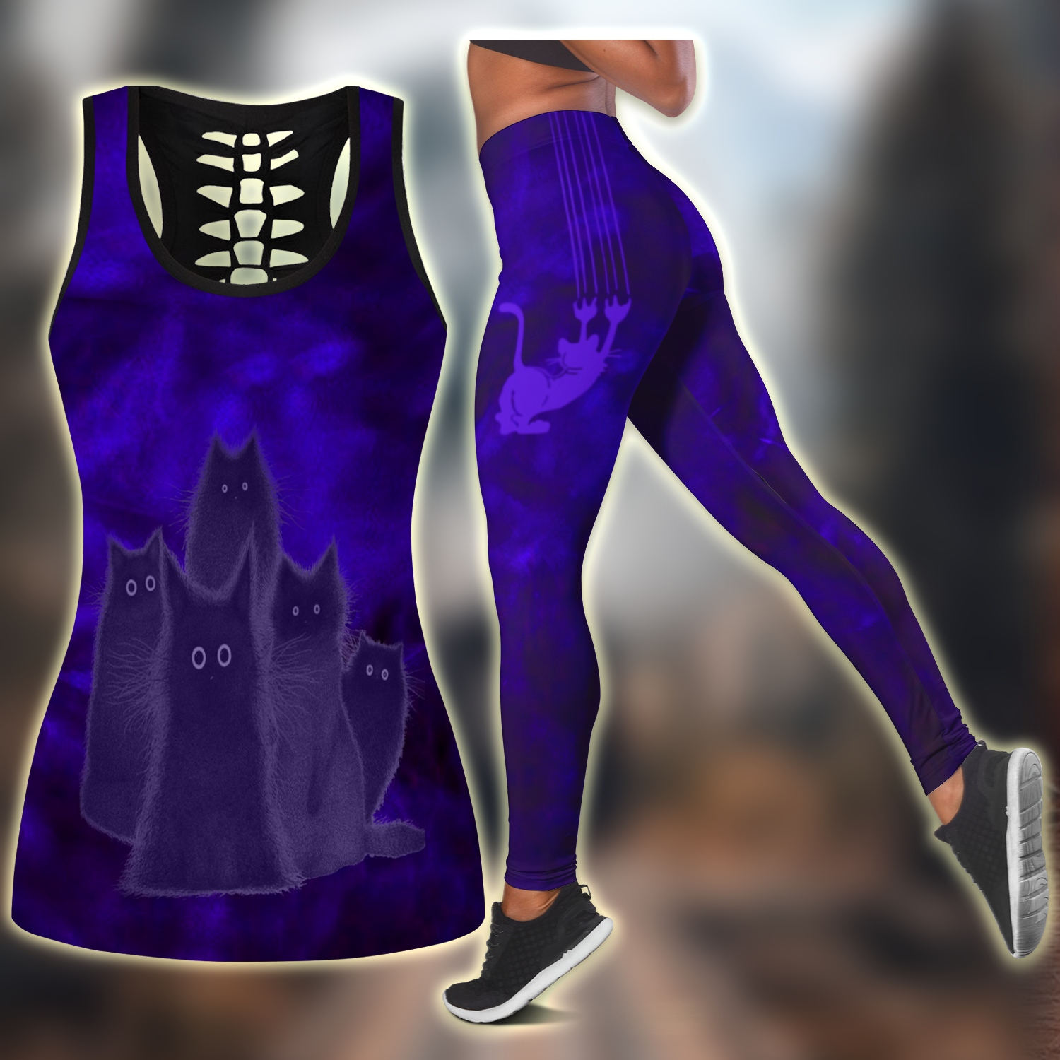 Cat Lovers Combo Legging + Tank Limited by SUN JJ250422 - Amaze Style™-Apparel