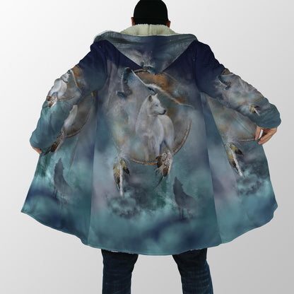 Couple Wolf Love Forever Hoodie Tshirt for Men and Women-ML