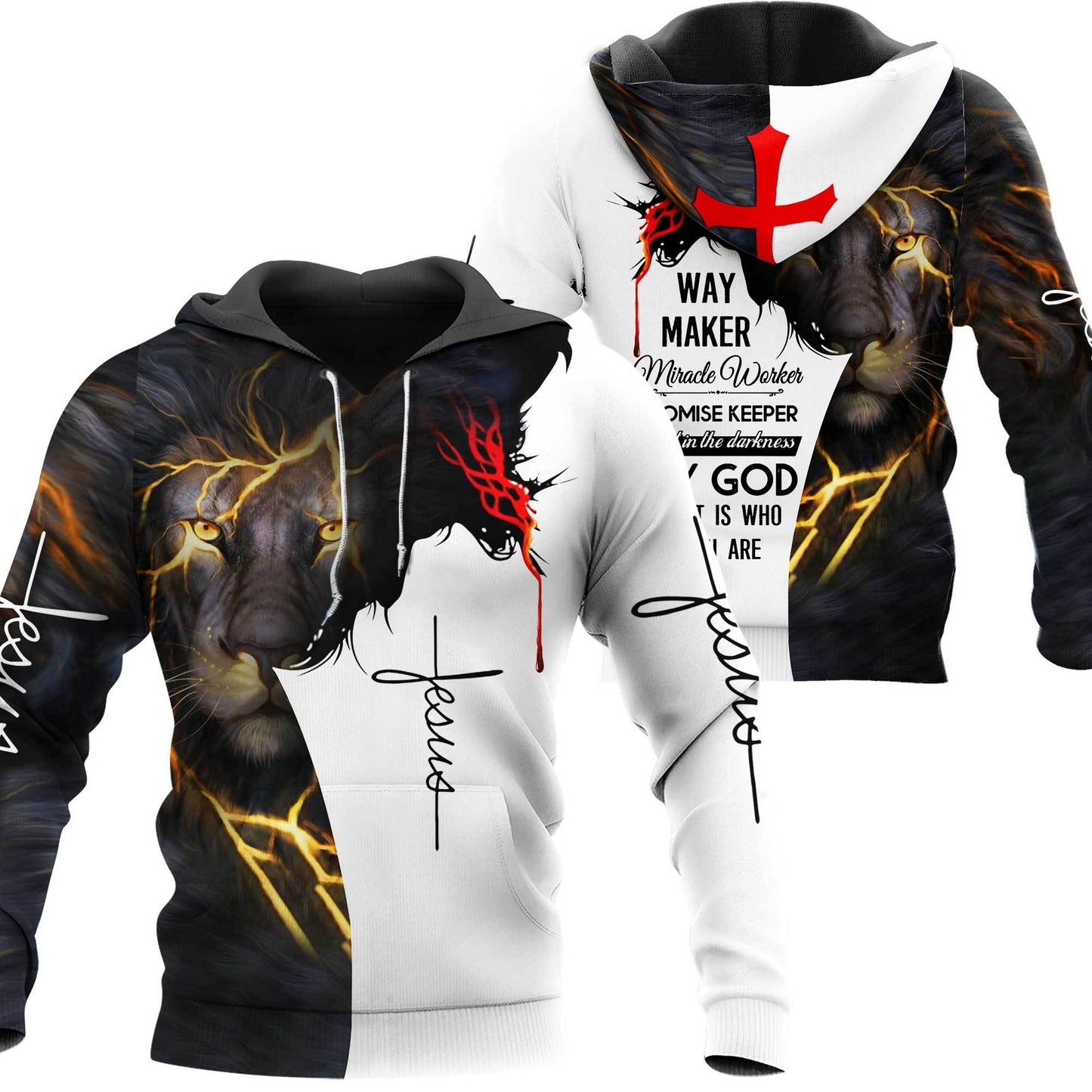 Premium Christian Jesus 3D All Over Printed Unisex Shirts - Amaze Style™-Apparel