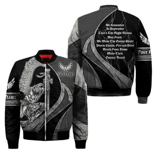 Premium Bomber Jacket Winged Hussars 3D All Over Print