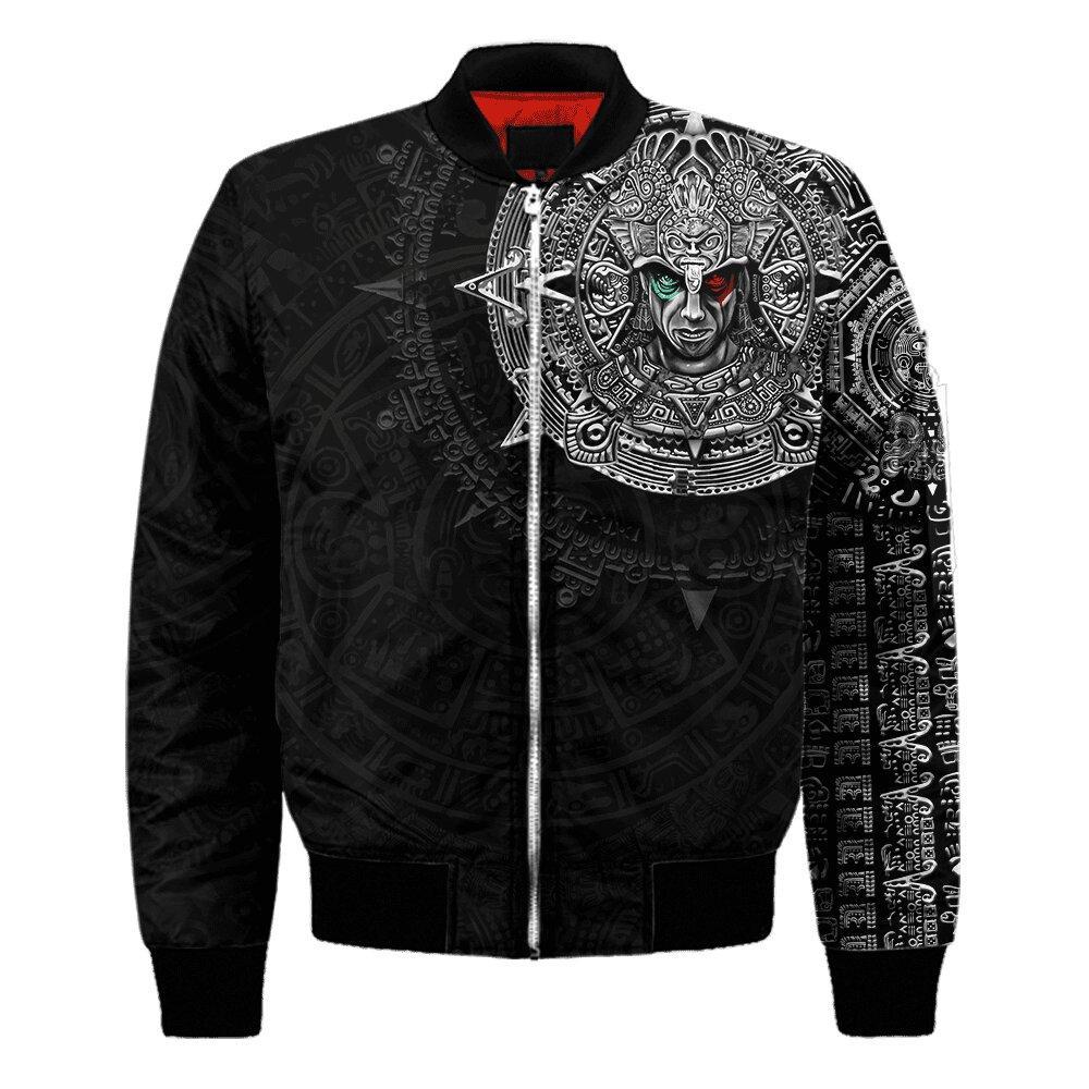 Mexico Aztec Warrior 3D All Over Printed Unisex Hoodie
