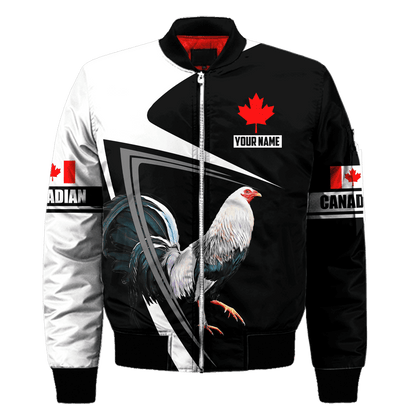 Personalized Canadian Rooster 3D Printed Unisex Shirt