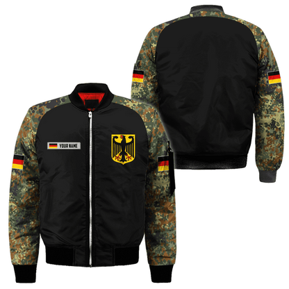Personalized name German Army Hoodie 3D All Over Printed Unisex Shirts