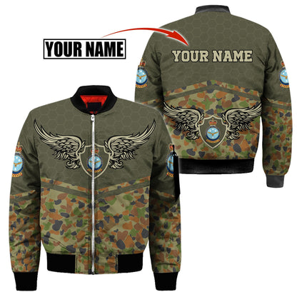Premium Personalized Australian Air Force Camo Anzac Day 3D Printed Hoodie