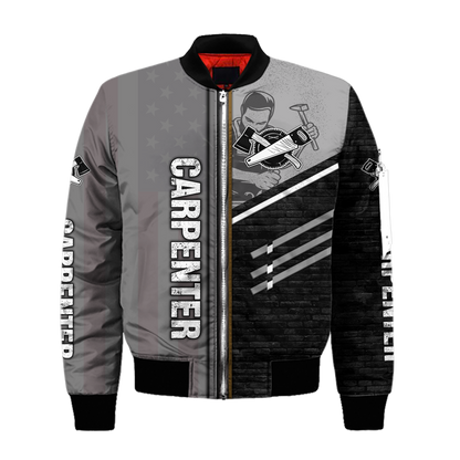 Personalized Name Carpenter 3D All Over Printed Unisex Shirts Metal Pattern Ver 3