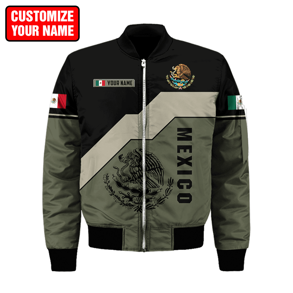 Personalized Name Mexico 3D All Over Printed Unisex Hoodie