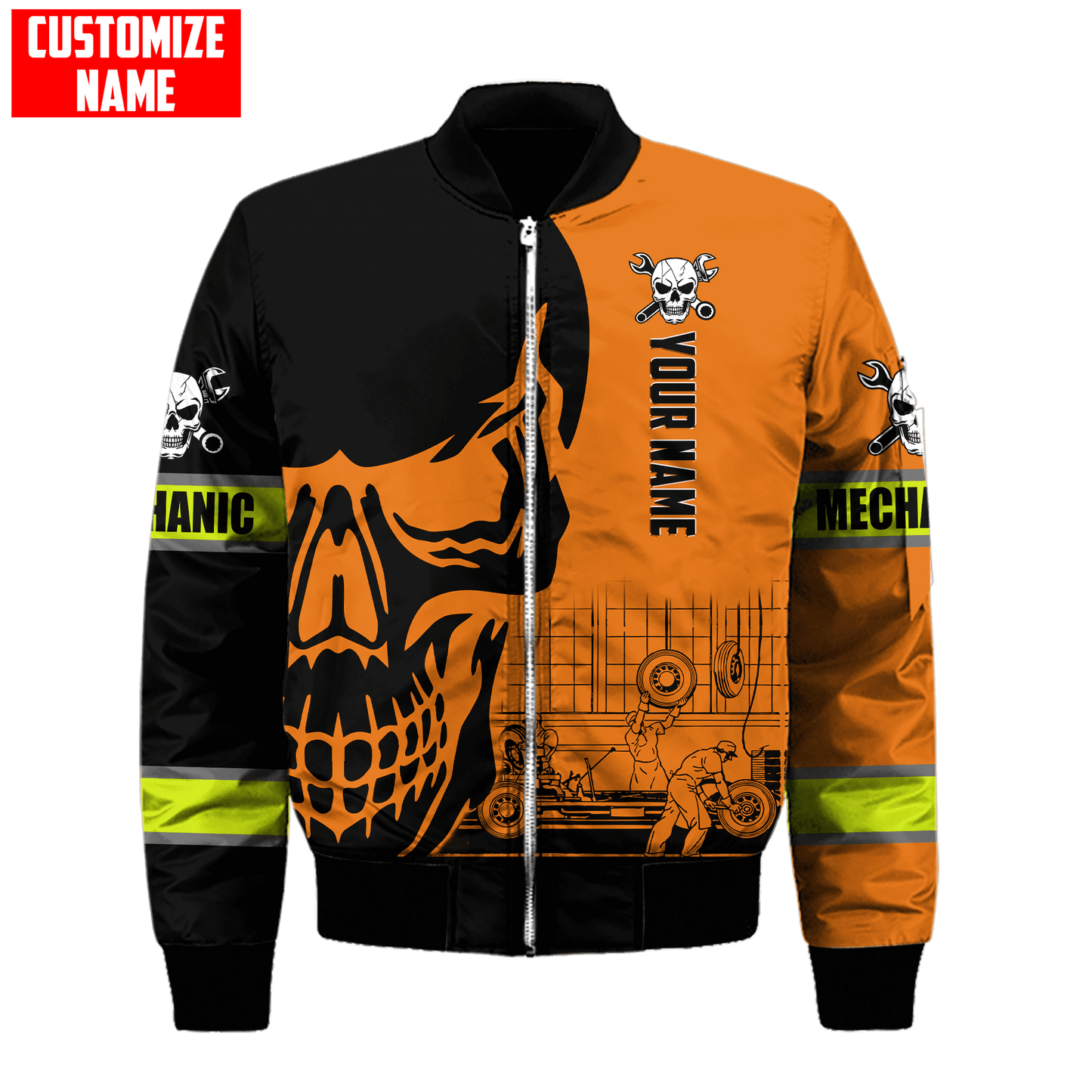 Tmarc Tee Personalized Name Mechanic 3D All Over Printed Unisex Shirts Safety