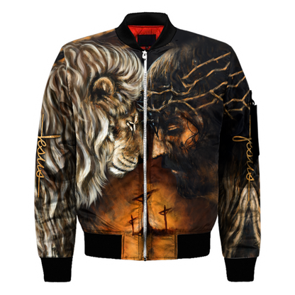Christian Jesus Lion 3D All Over Printed Shirts
