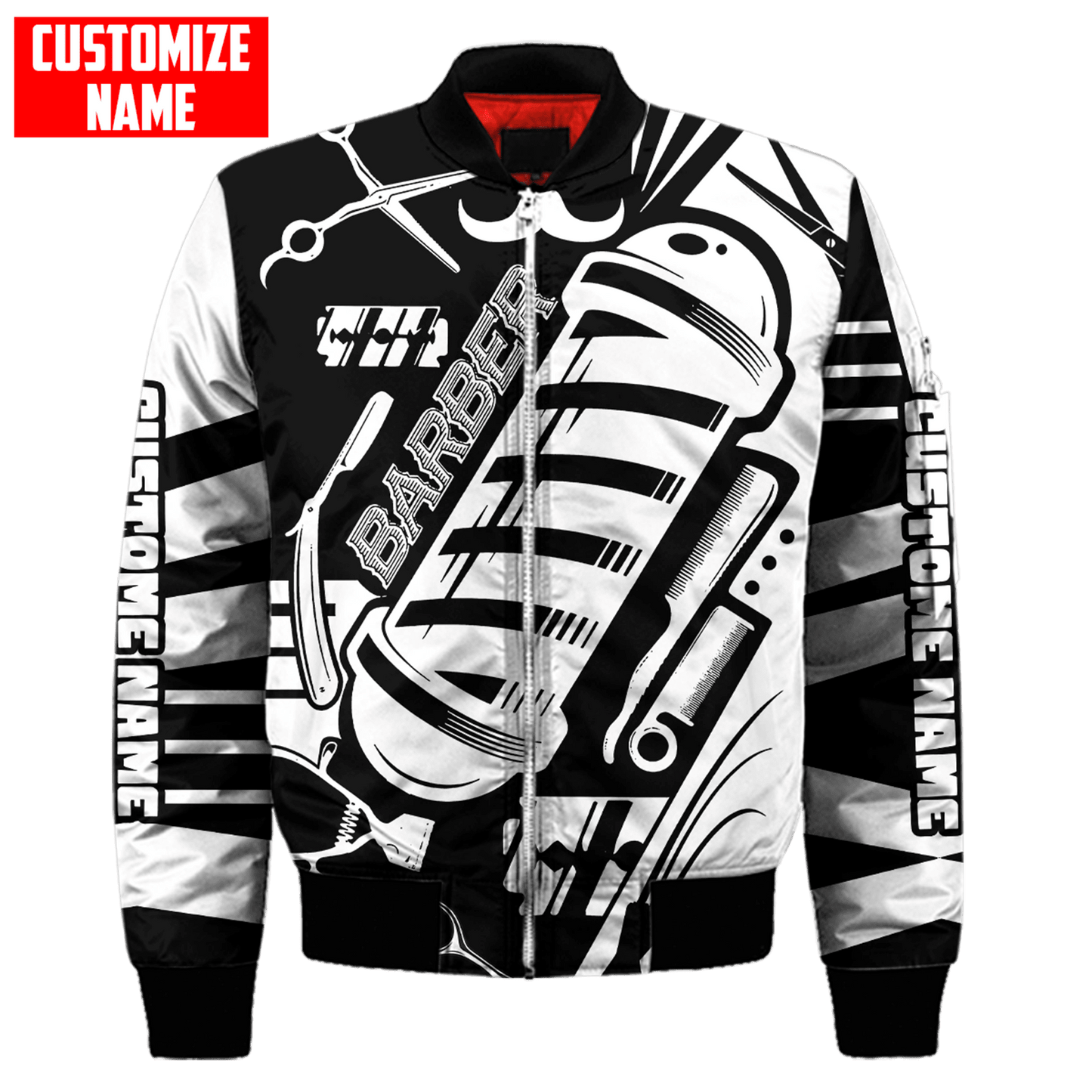 Personalized Name Barber 3D All Over Printed Unisex Shirts
