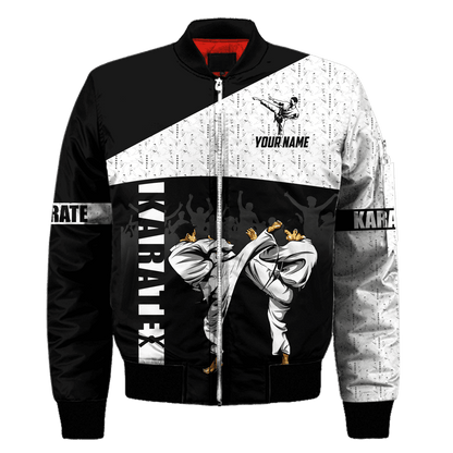Customize Name Karate 3D All Over Printed Unisex Shirts