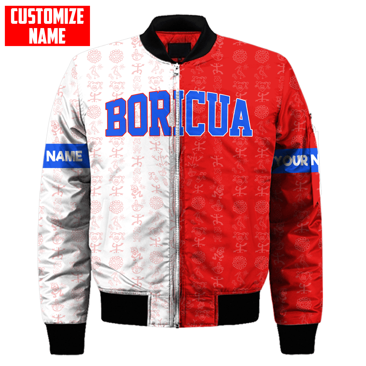 Customize Name Boricua Puerto Rico Hoodie For Men And Women