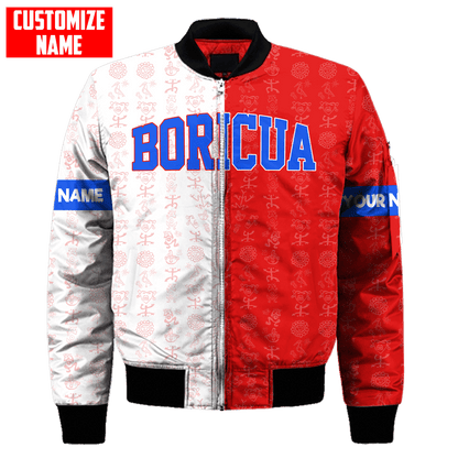 Customize Name Boricua Puerto Rico Hoodie For Men And Women