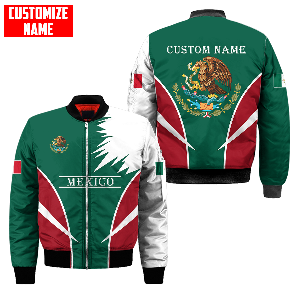 Personalized Name Mexico 3D All Over Printed Unisex Shirts DQB06072101