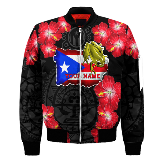 Customize Name Puerto Rico Bomber Jacket For Men And Women SN17042101.S2