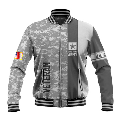 Premium Unique US Army Veteran Polo All Over Printed