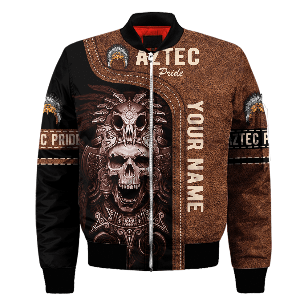 Personalized Name Aztec Pride 3D All Over Printed Hoodie