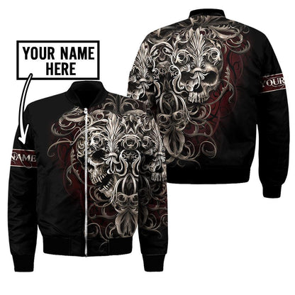 Customize Name Tattoo Skull Hoodie For Men And Women NTN06032104