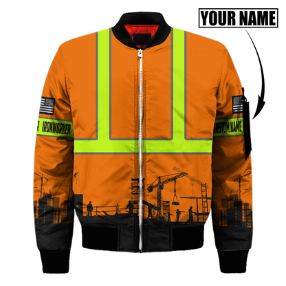 Personalized Ironworker Safety 3D All Over Printed Unisex Shirts TN