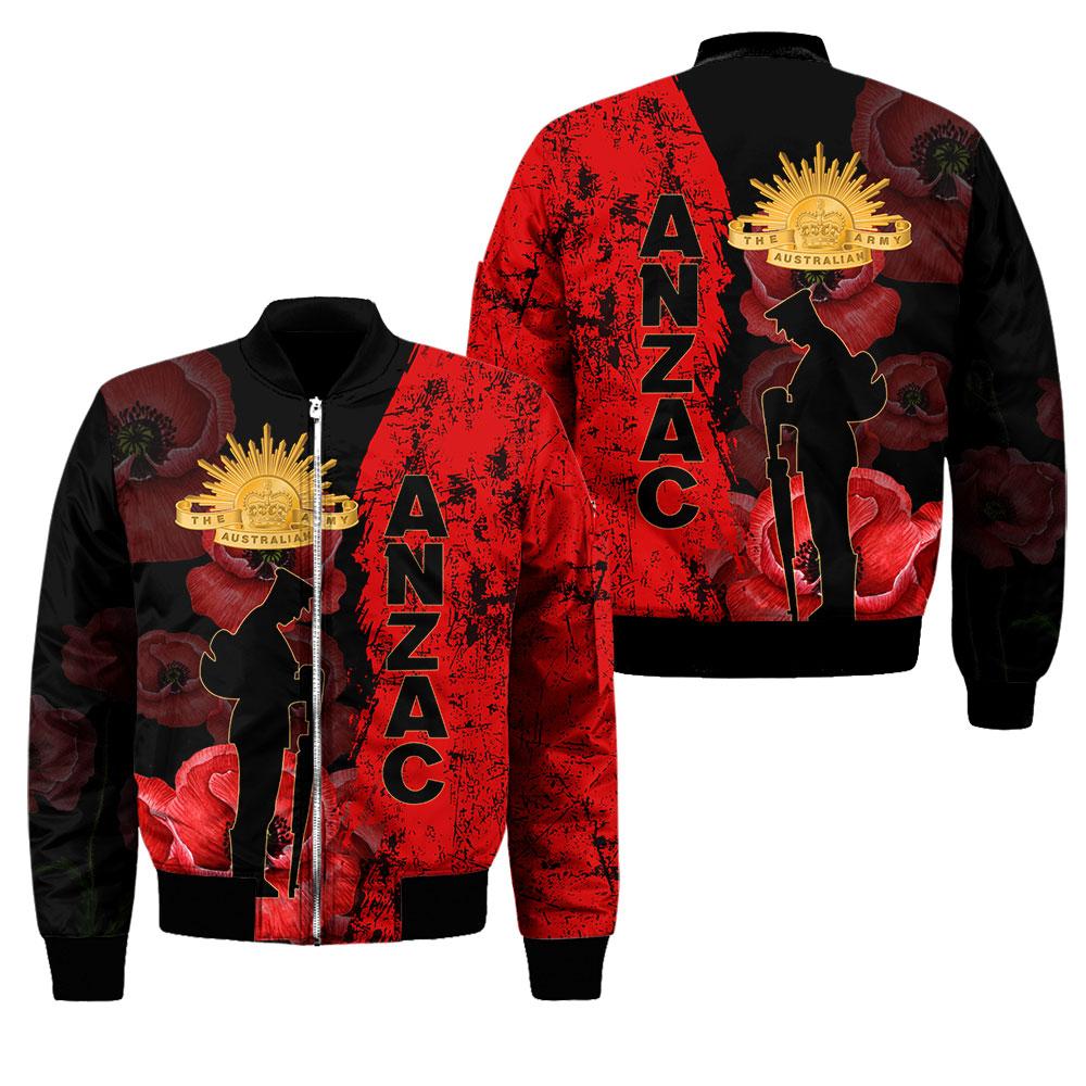 Premium Anzac Day New Zealand And Australia Culture Poppy 3D Printed Unisex Shirts TN