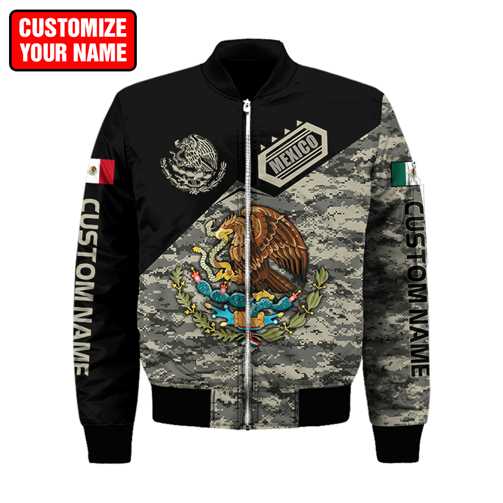 Personalized Name Mexico 3D All Over Printed Unisex Shirts