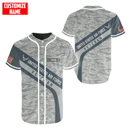 Premium Unique U.S Air Force Veteran Polo All Over Printed Personalized Shirt
