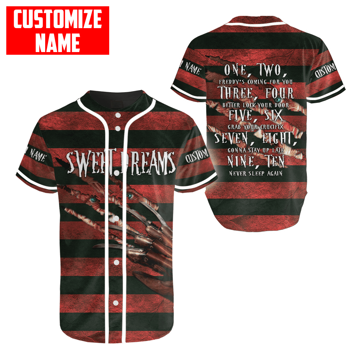 Customize Name Sweet Dream 3D All Over Printed Unisex Shirts