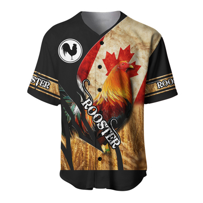 Personalized Canadian Rooster 3D Printed Unisex Shirt