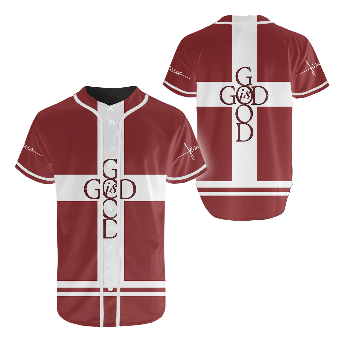 God is Good - Christian - 3D All Over Printed Baseball Shirt HV