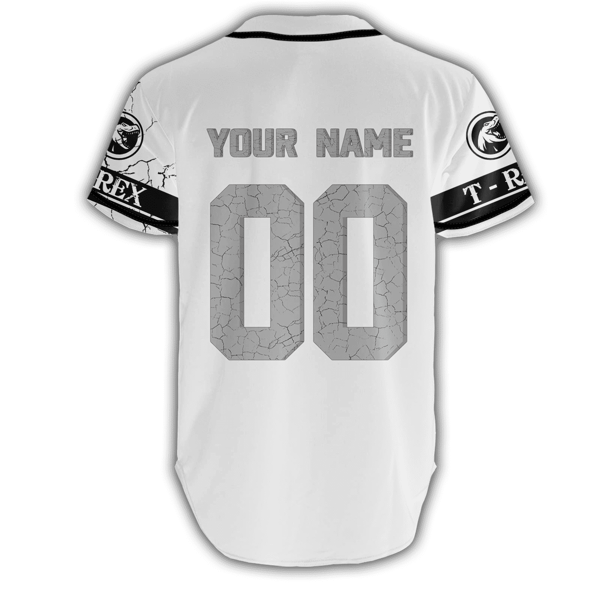Dinosaurs T.rex Personalized Name and Number Combo Baseball shirt and Short