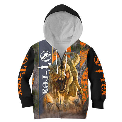 DINOSAUR T-REX 3D ALL OVER PRINTED SHIRTS