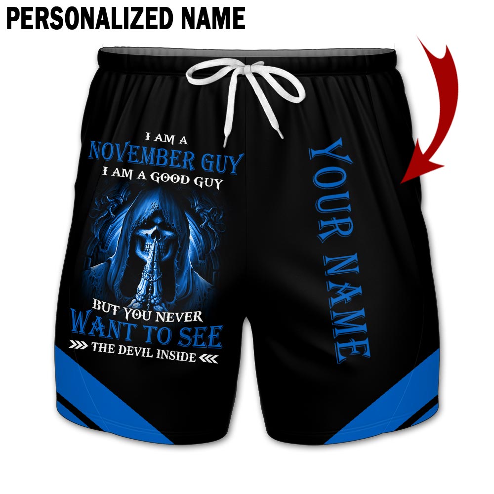 Personalized Name November Guy 3D All Over Printed Apparel