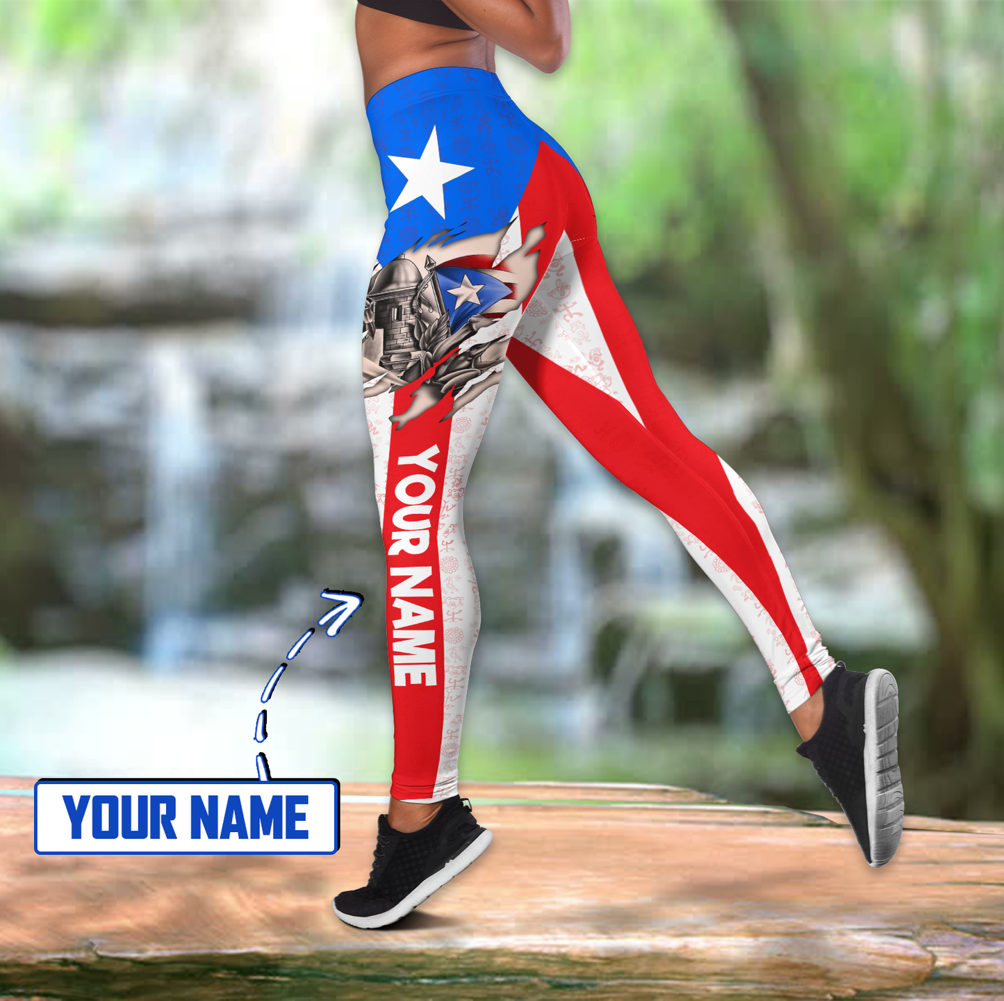 Customize Name Puerto Rico DNA Combo Outfit