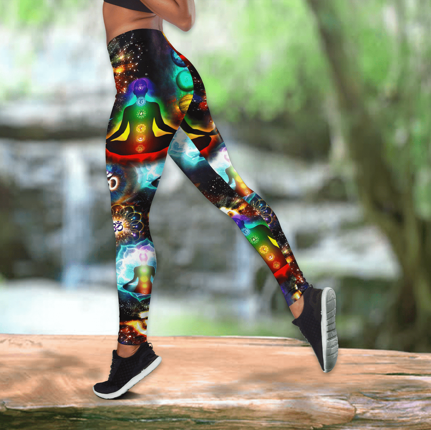 Yoga Menditation Combo Legging + Tank Top 3D All Printed