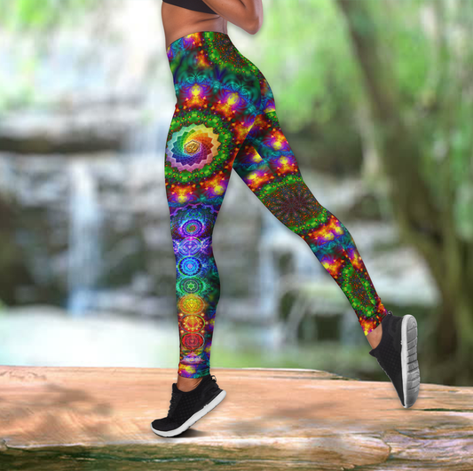 Yoga Menditation Combo Legging Camisole Tank