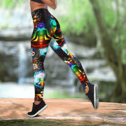 Yoga Menditation Combo Legging Camisole Tank