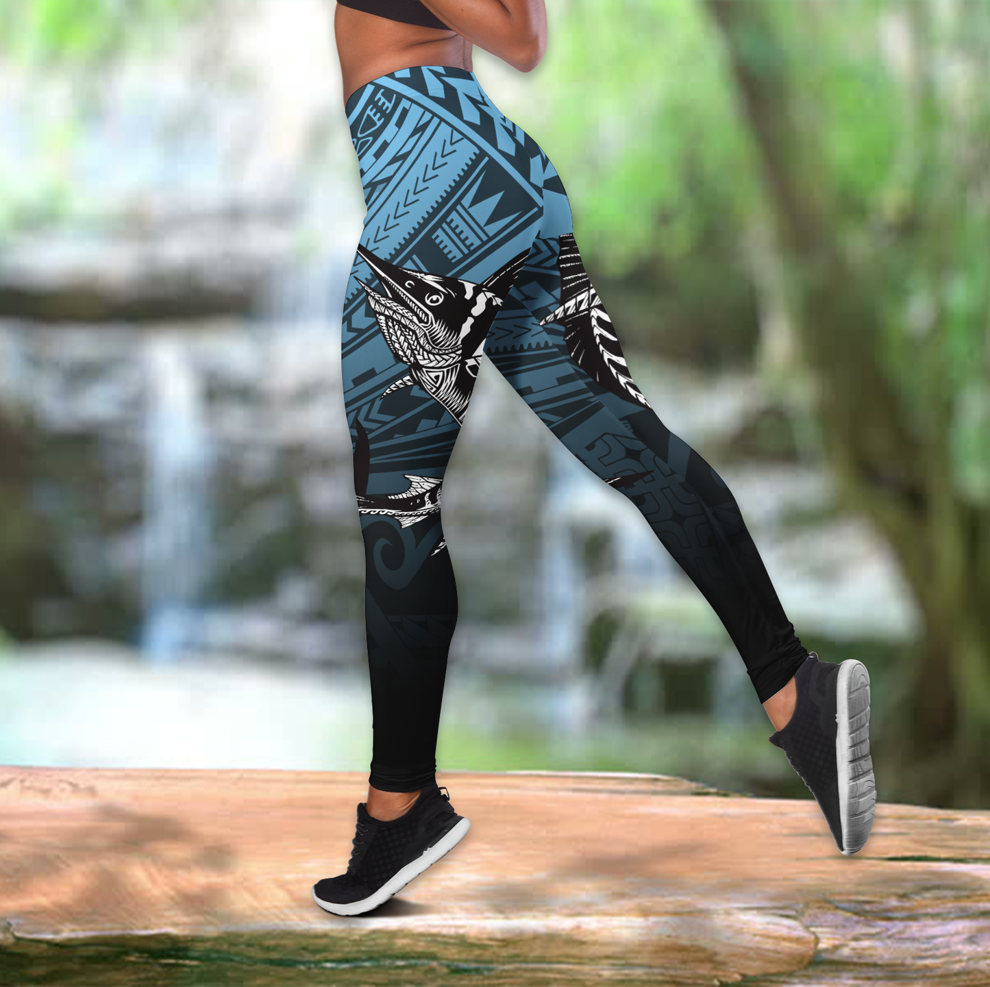 Amazing Polynesian Mahi Mahi Go Fishing  Personalized Deluxe Legging & Tank top ML SN26032101