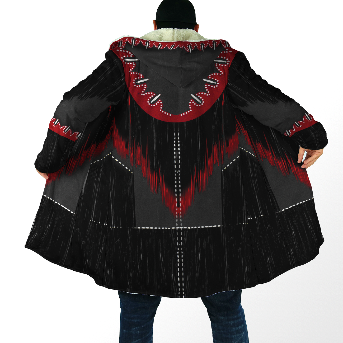 Cowboy Jacket No7 Cosplay 3D Over Printed Unisex Deluxe Hoodie ML