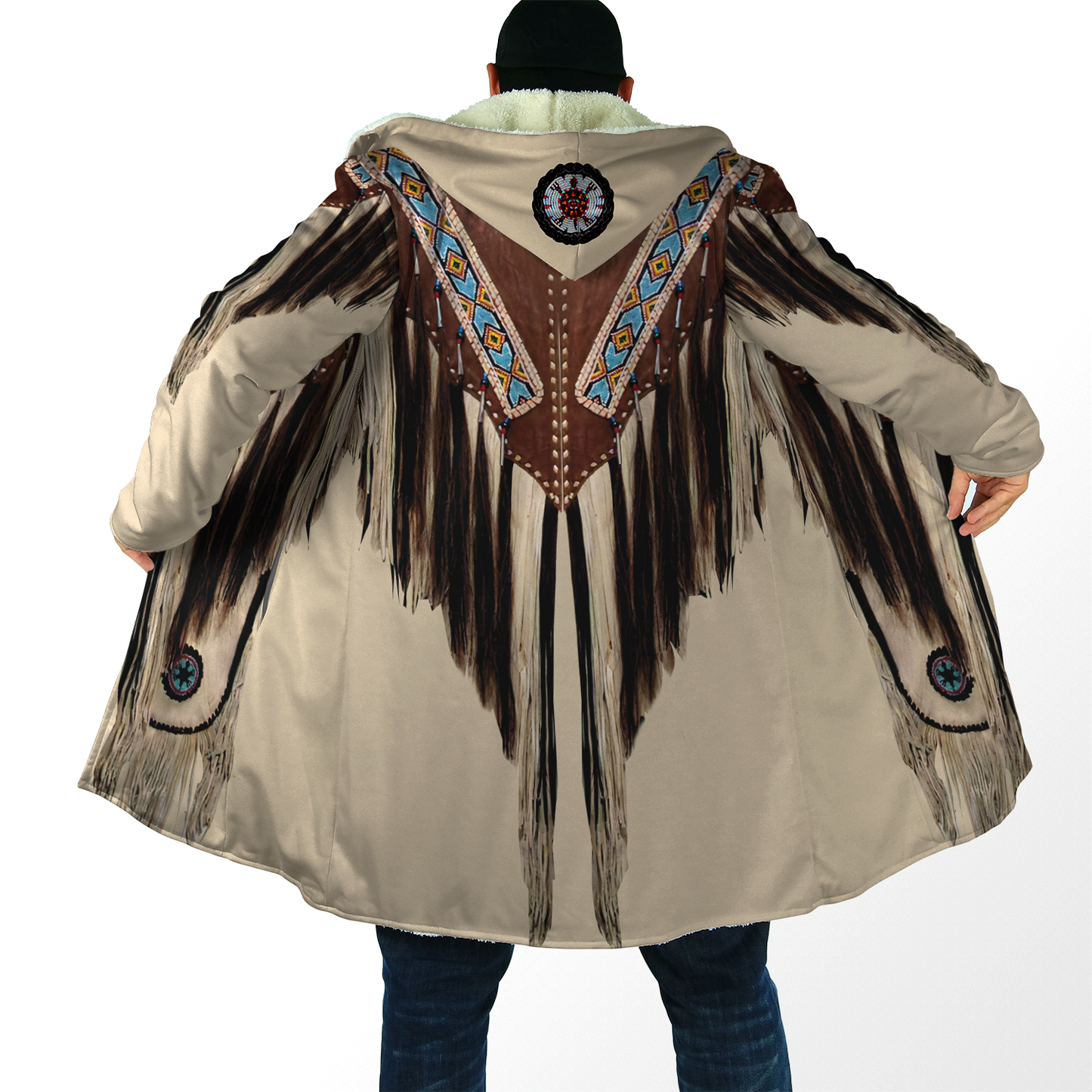 Cowboy Jacket No11 Cosplay 3D Over Printed Unisex Deluxe Hoodie ML